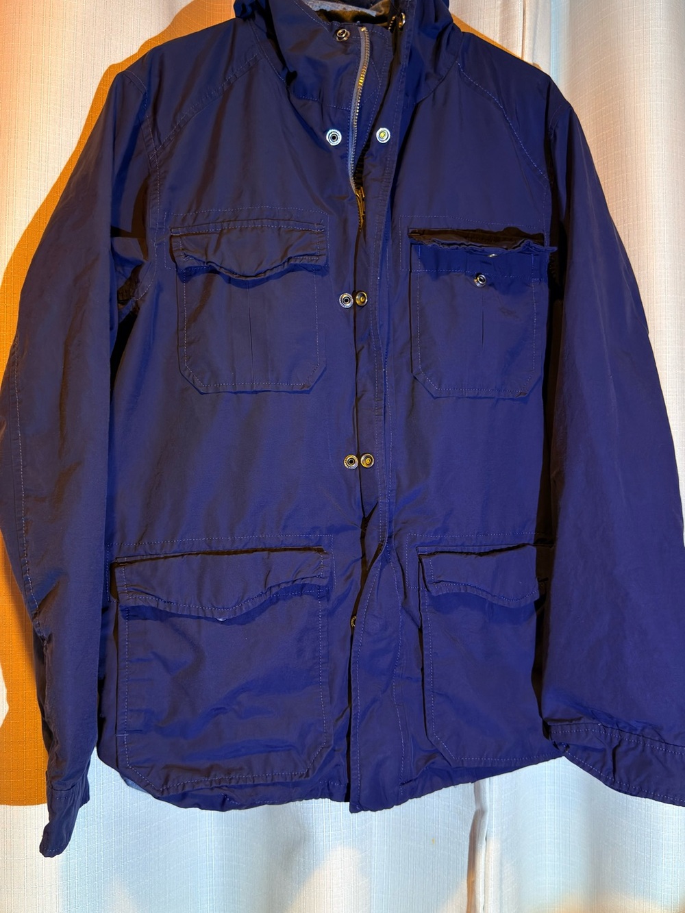 GAP Navy Military Field Jacket with Four Front Pockets